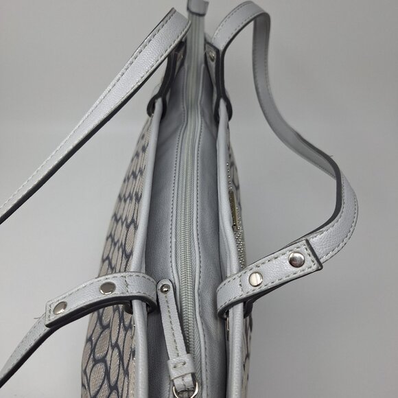 Nine West Tote Bag Silver and Gray - Picture 16 of 16